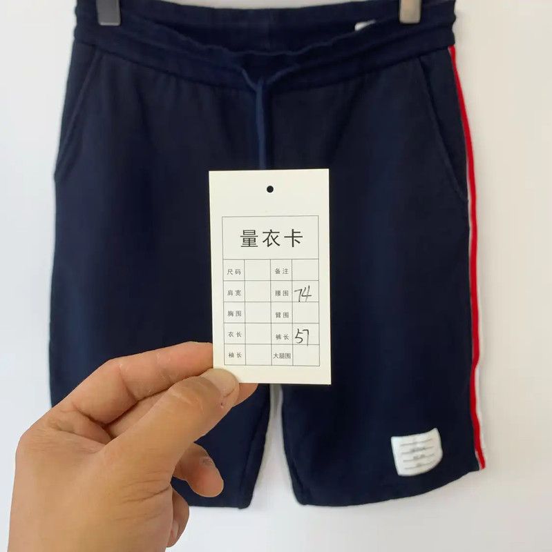 Thom Browne Thom Browne Navy Blue Men's Shorts 0089 Size US 30 / EU 46 - 6 Thumbnail