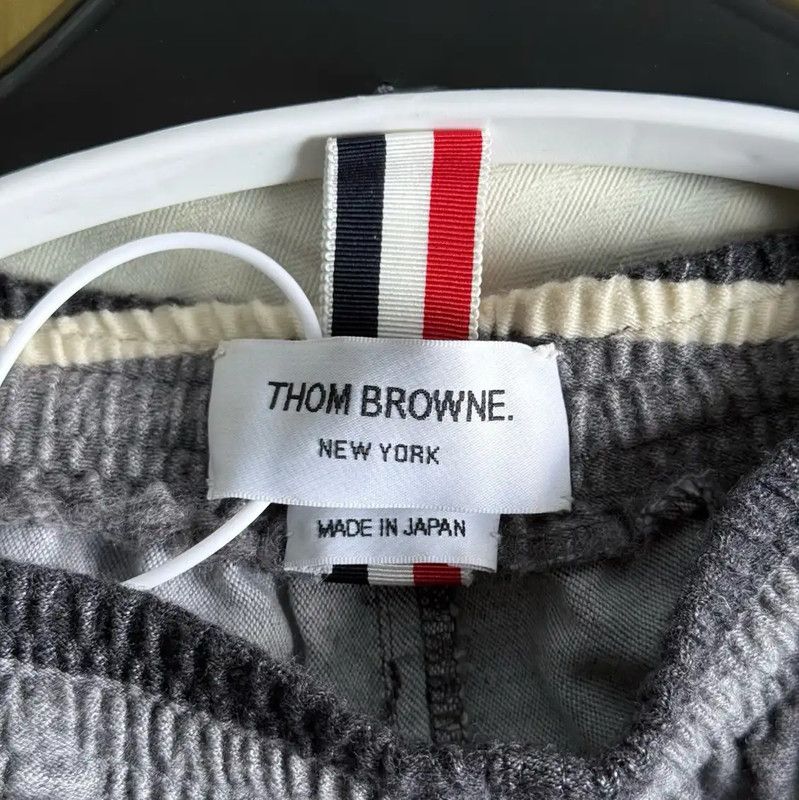 Thom Browne Thom Browne Men's Striped Cotton Shorts 0089 Size US 32 / EU 48 - 3 Thumbnail