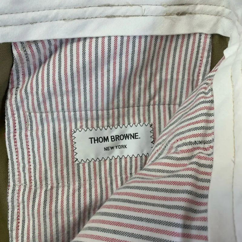 Thom Browne Thom Browne Khaki Men's Shorts 0089 Size US 30 / EU 46 - 3 Thumbnail