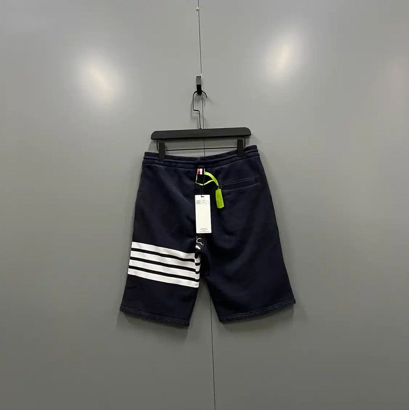 Thom Browne Thom Browne Navy Cotton Striped Shorts 0089 Size US 30 / EU 46 - 2 Thumbnail