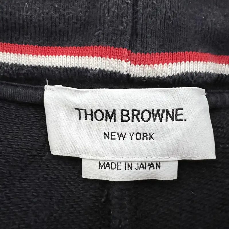 Thom Browne Thom Browne Navy Cotton Striped Shorts 0089 Size US 30 / EU 46 - 4 Thumbnail
