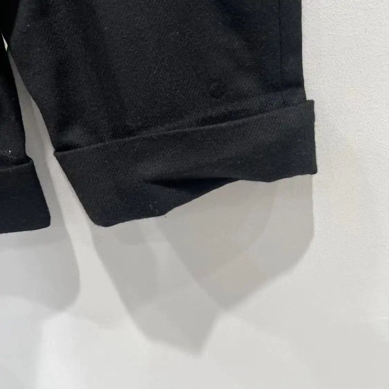 Thom Browne Thom Browne Black Wool Casual Pants for Men 0089 Size US 32 / EU 48 - 4 Thumbnail