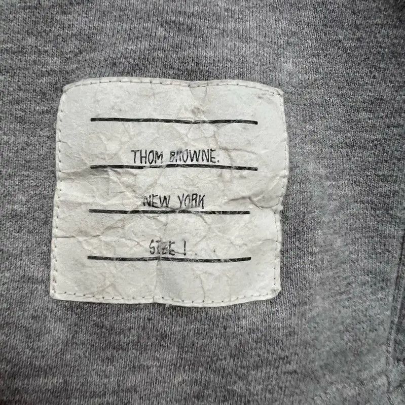 Thom Browne Thom Browne Gray Cotton Striped Shorts 0089 Size US 30 / EU 46 - 3 Thumbnail