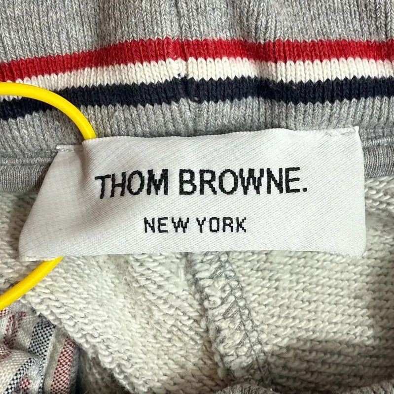 Thom Browne Thom Browne Gray Cotton Men's Shorts 0089 Size US 30 / EU 46 - 4 Thumbnail