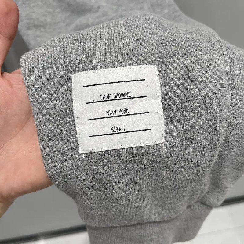 Thom Browne Thom Browne Gray Cotton Casual Pants 0089 Size US 32 / EU 48 - 5 Thumbnail