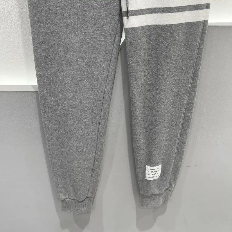 Thom Browne Thom Browne Gray Cotton Casual Pants 0089 Size US 32 / EU 48 - 4 Thumbnail