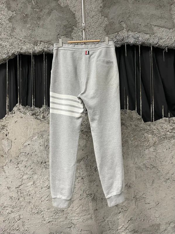 Thom Browne Thom Browne Men's Cotton Casual Pants in Gray 0089 Size US 30 / EU 46 - 2 Thumbnail