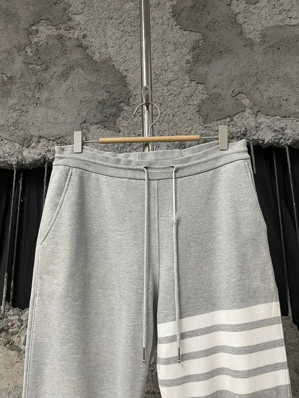 Thom Browne Thom Browne Men's Cotton Casual Pants in Gray 0089 Size US 30 / EU 46 - 3 Thumbnail
