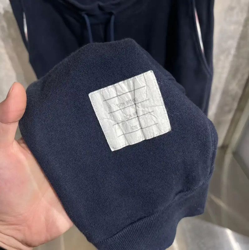 Thom Browne Thom Browne Blue Cotton Casual Pants 0089 Size US 30 / EU 46 - 3 Thumbnail