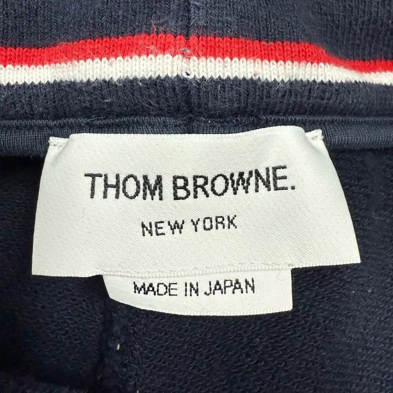 Thom Browne Thom Browne Casual Navy Cotton Trousers 0089 Size US 26 / EU 42 - 3 Thumbnail