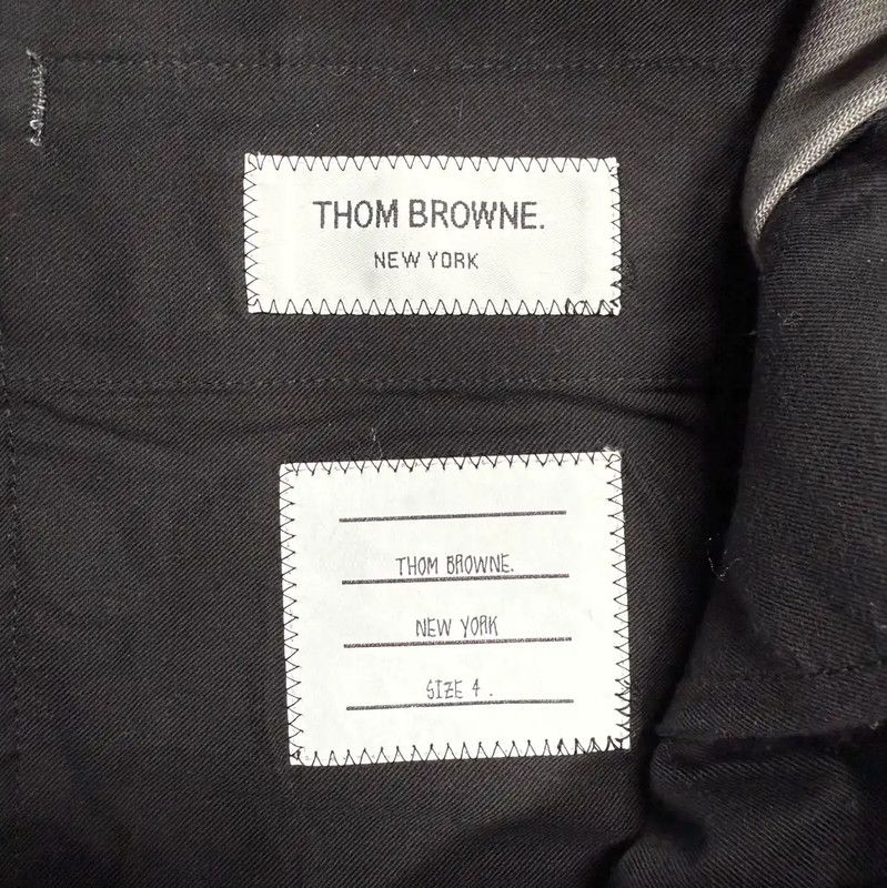 Thom Browne Thom Browne Men's Gray Casual Pants 0089 Size US 30 / EU 46 - 3 Thumbnail