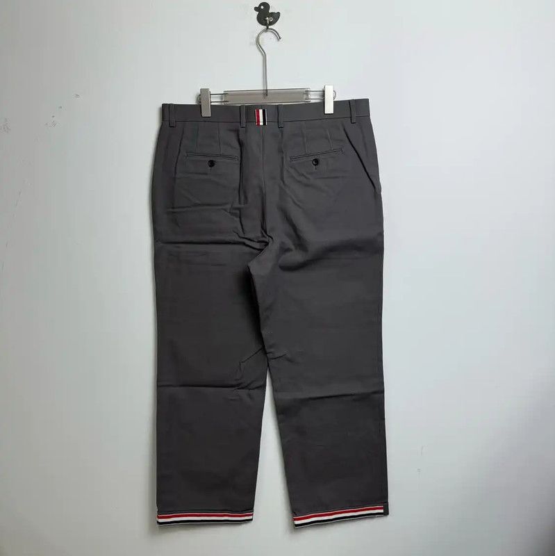 Thom Browne Thom Browne Men's Gray Casual Pants 0089 Size US 30 / EU 46 - 2 Thumbnail