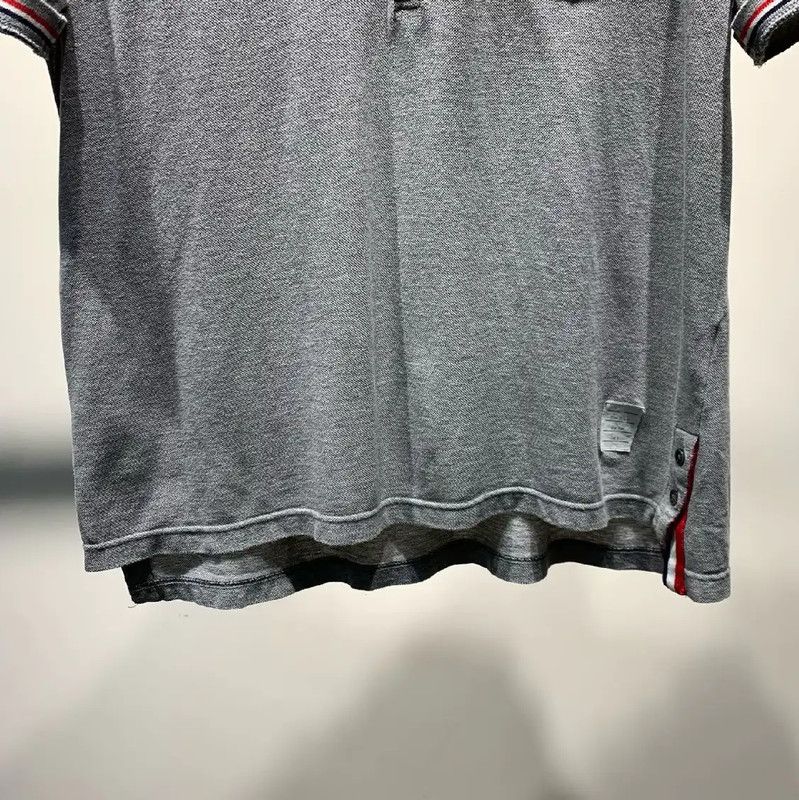 Thom Browne Thom Browne Gray Cotton Men's Polo Shirt 0089 Size US M / EU 48-50 / 2 - 4 Thumbnail