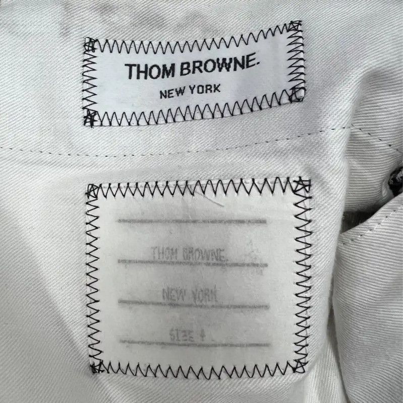 Thom Browne Thom Browne Gray Casual Pants for Men 0089 Size US 32 / EU 48 - 3 Thumbnail