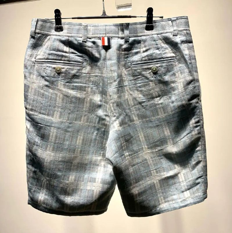 Thom Browne Thom Browne Casual Blue Cotton Shorts 0089 Size US 30 / EU 46 - 7 Thumbnail