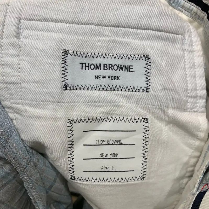 Thom Browne Thom Browne Casual Blue Cotton Shorts 0089 Size US 30 / EU 46 - 2 Thumbnail