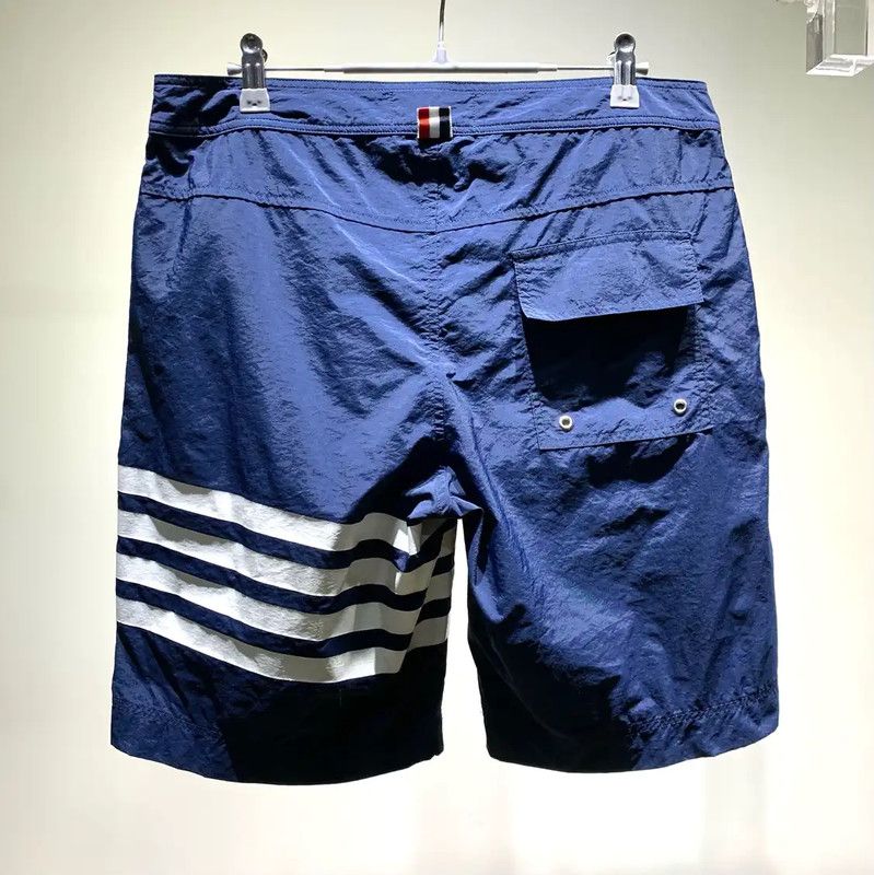 Thom Browne Thom Browne Men's Blue Nylon Shorts 0089 Size US 30 / EU 46 - 6 Thumbnail