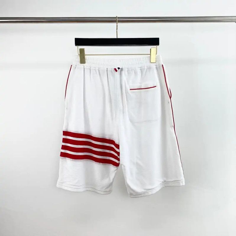 Thom Browne Thom Browne White Cotton Men's Shorts 0089 Size US 30 / EU 46 - 2 Thumbnail