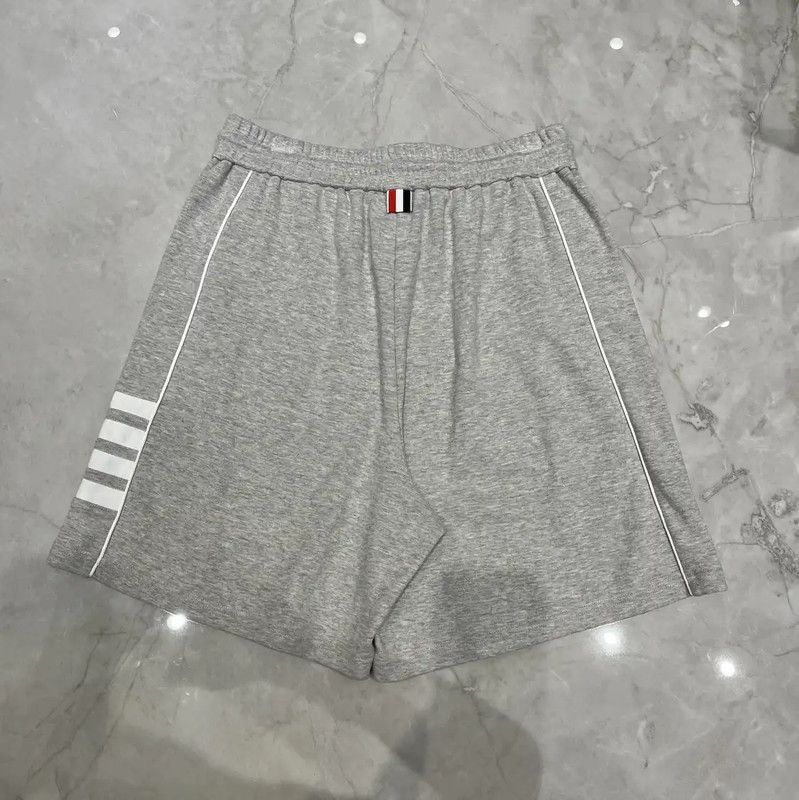 Thom Browne Thom Browne Men's Gray Cotton Stripe Shorts 0089 Size US 34 / EU 50 - 2 Thumbnail