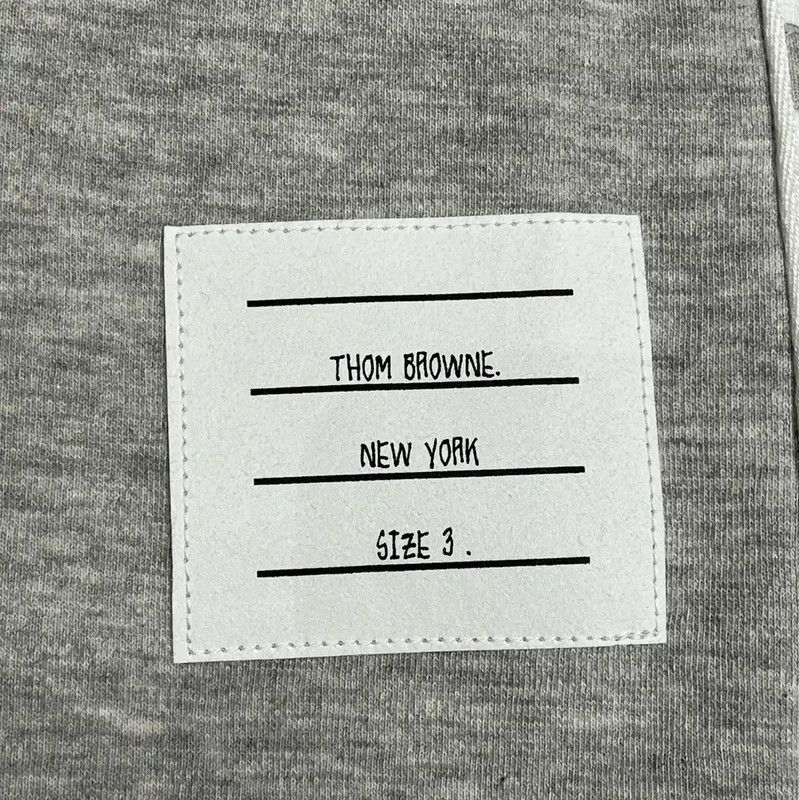 Thom Browne Thom Browne Men's Gray Cotton Stripe Shorts 0089 Size US 34 / EU 50 - 4 Thumbnail