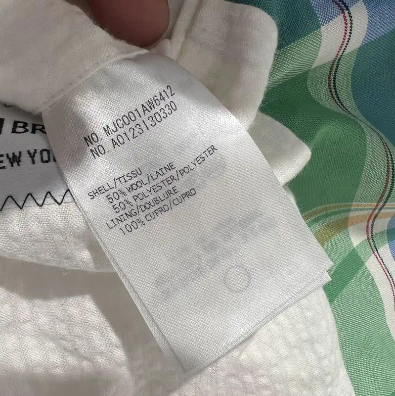 Thom Browne Thom Browne Multicolor Long Sleeve Coat 0089 Size US M / EU 48-50 / 2 - 7 Thumbnail