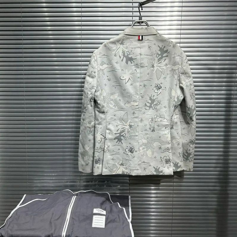 Thom Browne Thom Browne Multicolor Cotton Long Sleeve Jacket 0089 Size US M / EU 48-50 / 2 - 2 Thumbnail