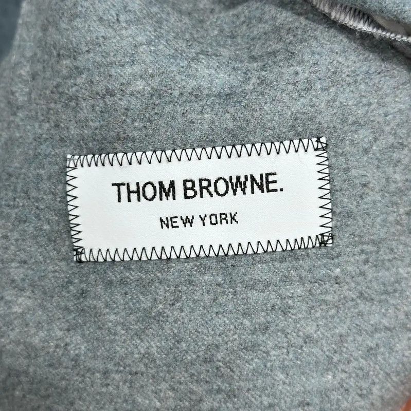Thom Browne Thom Browne Gray-Blue Wool Blend Cardigan 0089 Size US XXL / EU 58 / 5 - 6 Thumbnail