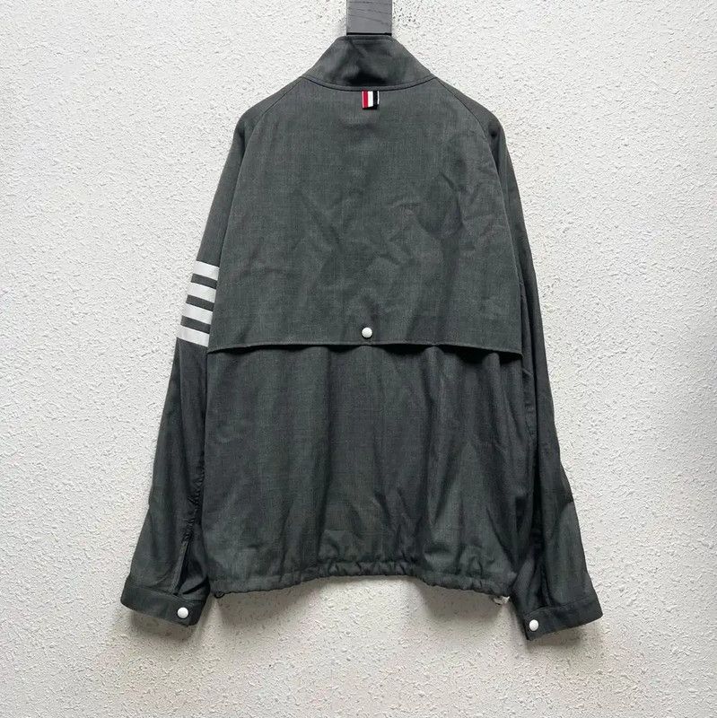 Thom Browne Thom Browne Gray Long Sleeve Jacket for Men 0089 Size US M / EU 48-50 / 2 - 2 Thumbnail