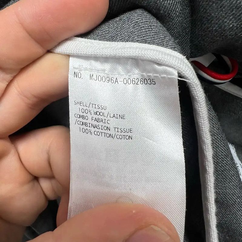 Thom Browne Thom Browne Gray Long Sleeve Jacket for Men 0089 Size US M / EU 48-50 / 2 - 5 Thumbnail