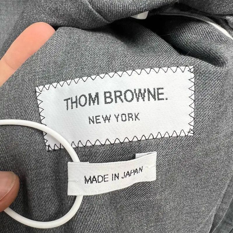Thom Browne Thom Browne Gray Long Sleeve Jacket for Men 0089 Size US M / EU 48-50 / 2 - 4 Thumbnail