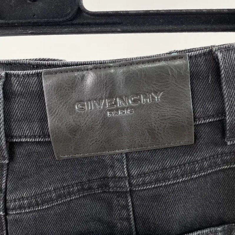 Givenchy Givenchy Black Cotton Mini Skirt for Women 0089 Size 23" - 5 Thumbnail