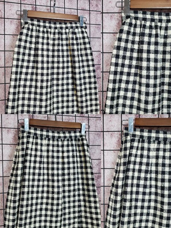 Givenchy Givenchy Black Silk Gingham Short Sleeve Cardigan 0089 Size M / US 6-8 / IT 42-44 - 7 Thumbnail