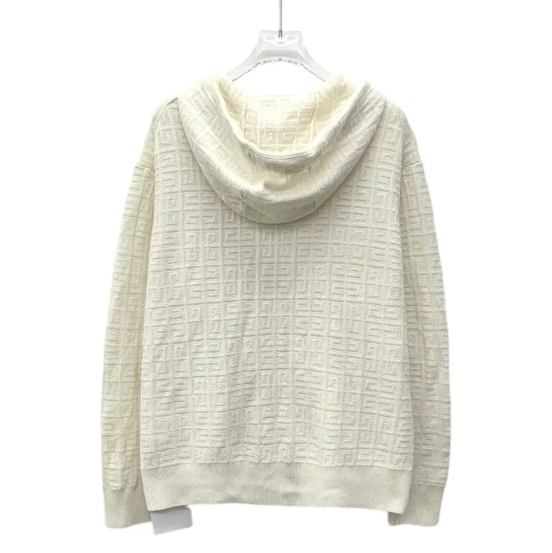 Givenchy Givenchy Women's Beige Cashmere Cardigan 0089 Size S / US 4 / IT 40 - 2 Thumbnail
