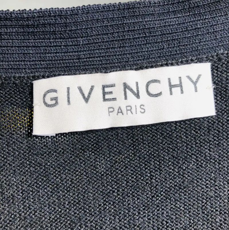 Givenchy Givenchy Black Wool Women's Cardigan 0089 Size M / US 6-8 / IT 42-44 - 5 Thumbnail
