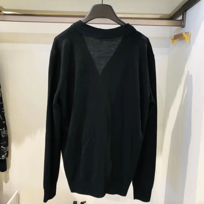 Givenchy Givenchy Black Wool Women's Cardigan 0089 Size M / US 6-8 / IT 42-44 - 4 Thumbnail