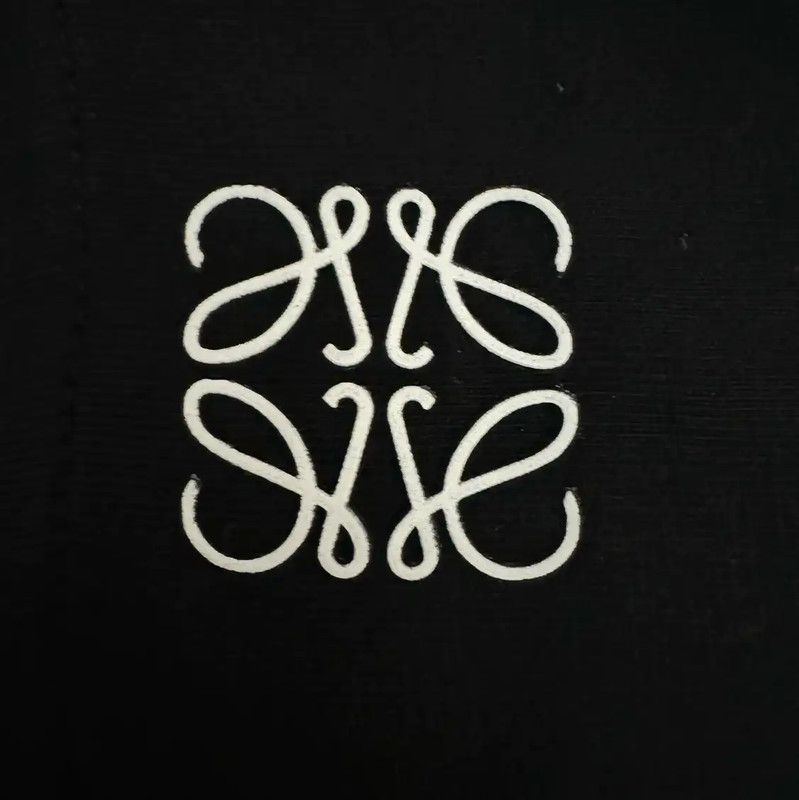 Loewe Loewe Black Cotton Embroidered Logo T-Shirt 0089 Size M / US 6-8 / IT 42-44 - 3 Thumbnail