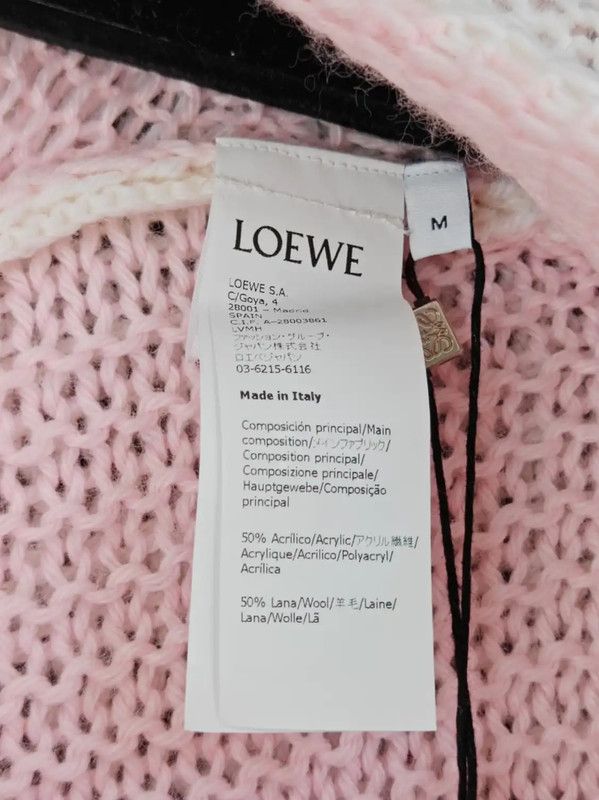 Loewe Loewe White Wool Short Sleeve Cardigan 0089 Size M / US 6-8 / IT 42-44 - 8 Thumbnail