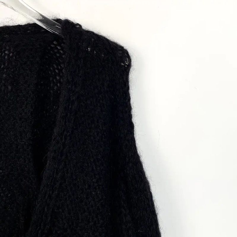 Loewe Loewe Black Mohair Women's Cardigan 0089 Size S / US 4 / IT 40 - 3 Thumbnail