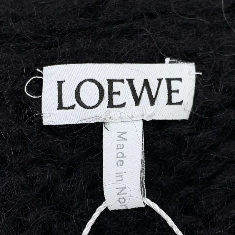 Loewe Loewe Black Mohair Women's Cardigan 0089 Size S / US 4 / IT 40 - 6 Thumbnail
