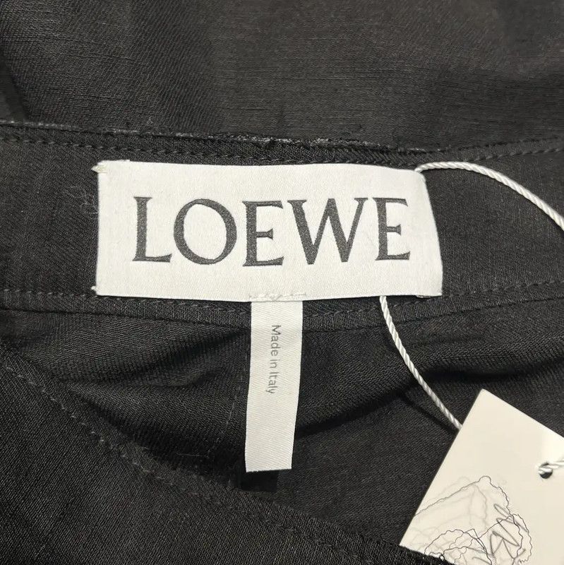 Loewe Loewe Irregular Black Midi Skirt for Women 0089 Size 28" / US 6 / IT 42 - 3 Thumbnail