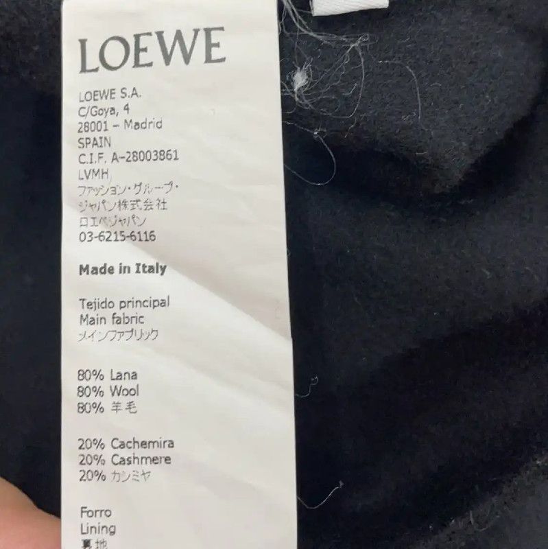 Loewe Loewe Women's Navy Wool Cardigan 0089 Size L / US 10 / IT 46 - 5 Thumbnail