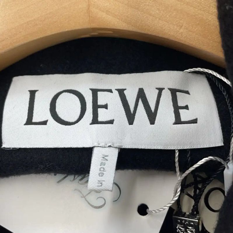 Loewe Loewe Women's Navy Wool Cardigan 0089 Size L / US 10 / IT 46 - 3 Thumbnail