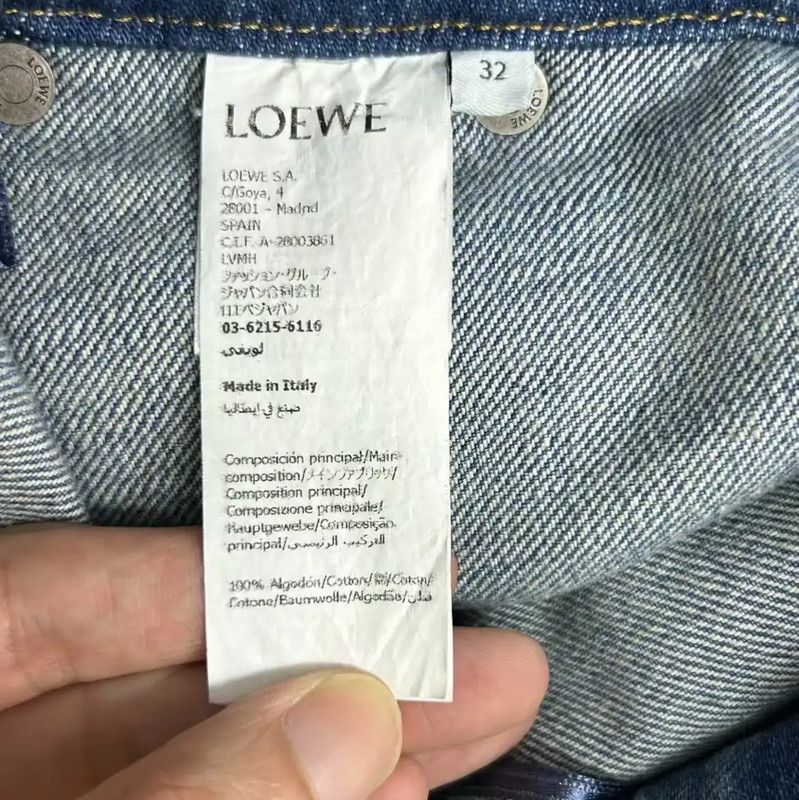 Loewe Loewe Blue Cotton Women's Skirt 0089 Size 30" / US 8 / IT 44 - 4 Thumbnail