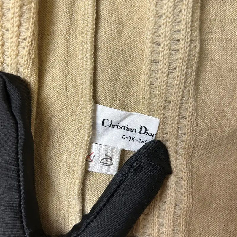 Dior Dior Women's Khaki Wool Cardigan 0089 Size M / US 6-8 / IT 42-44 - 6 Thumbnail