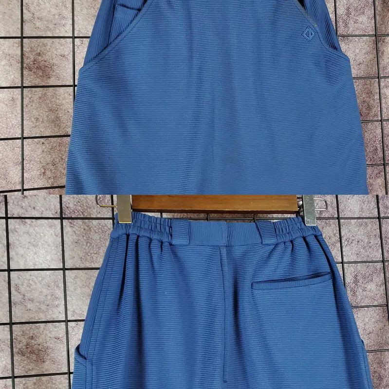 Dior Dior Embroidered Blue Midi Skirt for Women 0089 Size 28" / US 6 / IT 42 - 2 Thumbnail
