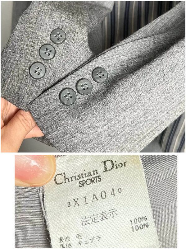 Dior Dior Women's Colorblock Wool Casual Pants 0089 Size 28" / US 6 / IT 42 - 5 Thumbnail