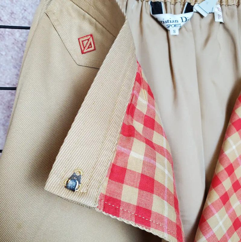 Dior Dior Irregular Summer Cotton Skirt in Light Brown 0089 Size 23" - 8 Thumbnail