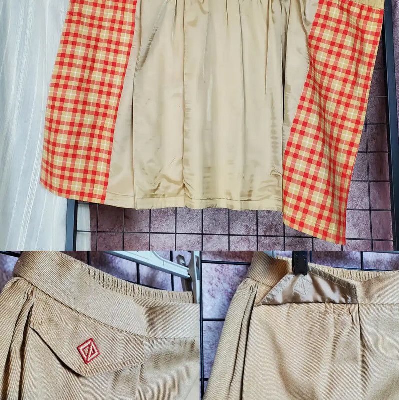 Dior Dior Irregular Summer Cotton Skirt in Light Brown 0089 Size 23" - 4 Thumbnail