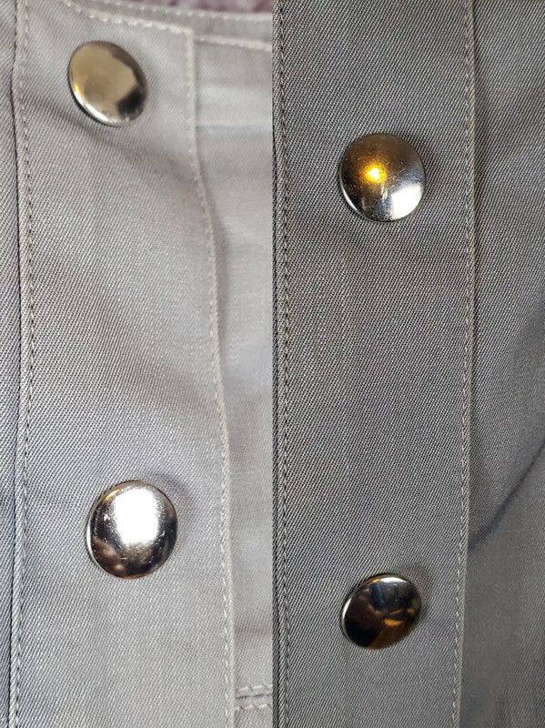 Dior Dior A-Line Gray Cotton Summer Skirt 0089 Size 28" / US 6 / IT 42 - 7 Thumbnail