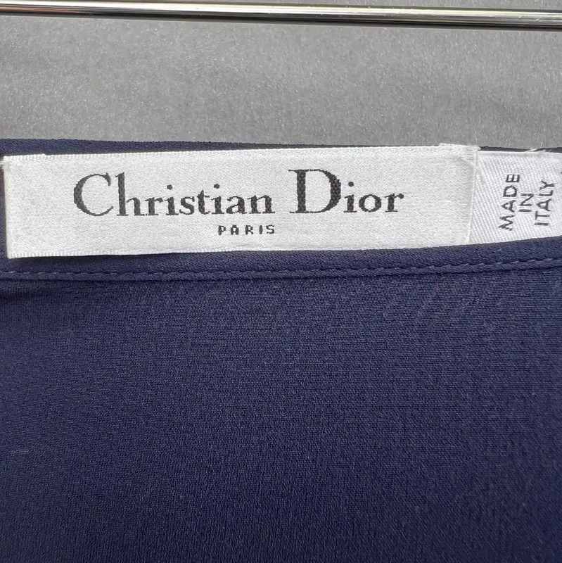 Dior Dior Navy Cotton Women's Skirt 0089 Size 28" / US 6 / IT 42 - 3 Thumbnail